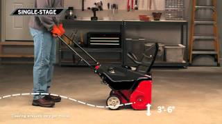 Yard Machines Snow Thrower Video