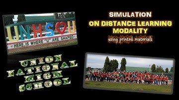 DISTANCE LEARNING MODALITY SIMULATION| UBAY II|UNHS