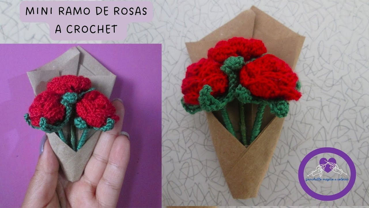 TOYMIS Rosa Positiva De Ganchillo Roja Con Tarjeta Motivacional, Flor De Apoyo Emocional Para Decoración Del Hogar, Oficina O Regalo De Parejas, 15x13x13 Cm