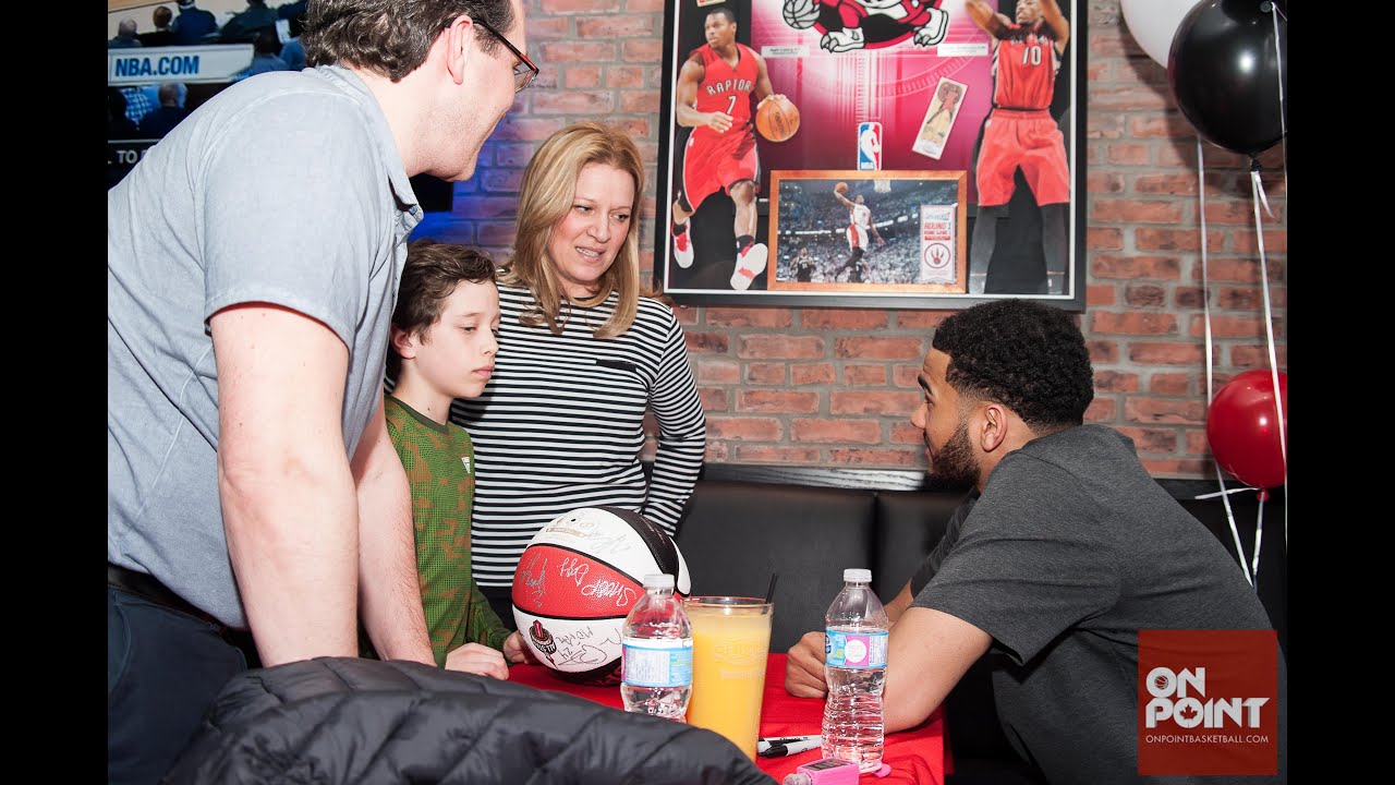 Toronto Raptors playoffs dynamo Cory Joseph visits St. Louis Bar & Grill