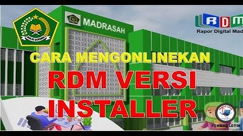 Mengonlinekan RDM Versi Installer Agar Bisa Di Akses Client Dengan Server Lokal