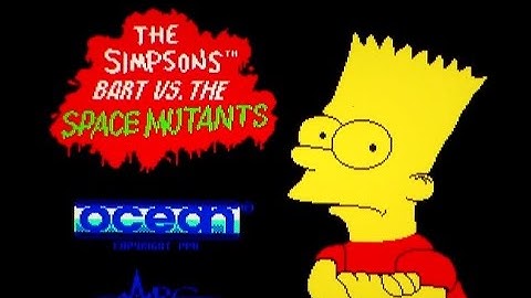 The Simpsons Bart VS The Space Mutant