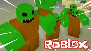 DiKEROYOK ZOMBIE SEKAMPUNG!! - Roblox Zombie Attack