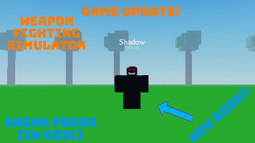 New update (Weapon Fighting Simulator)