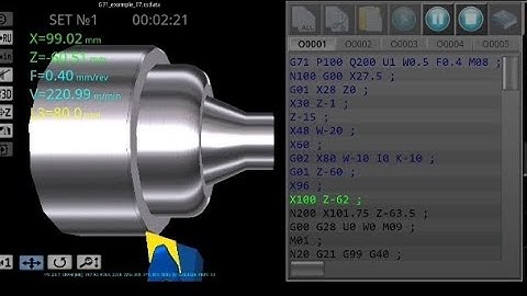 cnc turning g71 cycle // cnc lathe g71 cycle // cnc g71 cycle program