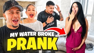 MY WATER BROKE PRANK ON DOM !! *FUNNY AF*