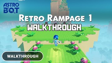 Retro Rampage 1 walkthrough (Secret Level) | Astro Bot | 4K 60FPS PS5