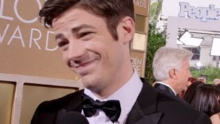 Grant Gustin Golden Globes Interview