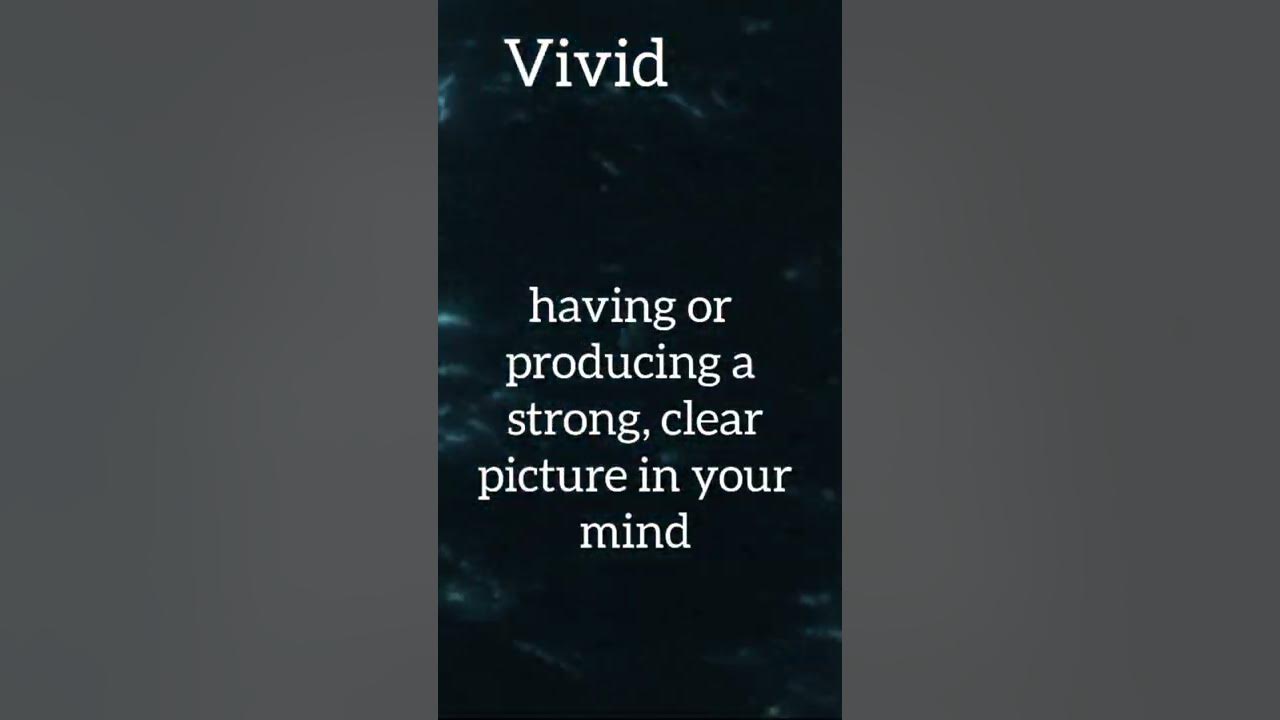 vivid-meaning-example-shorts-youtube