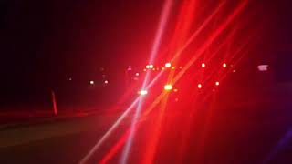 St F Response Denison PD Police car and Denison FR Ambulance Medic 2 and Fire Truck in Denison TX