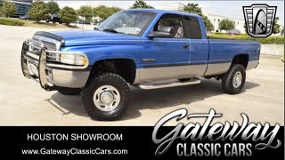 1998 Dodge Ram 2500 For Sale #2918 Gateway Classic Cars Houston Showroom
