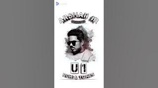 U1🤍BGM |  HQ Kadhal konden | Flute 🎻 Violin Version| ARshan JR