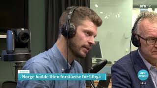 Bjørnar Moxnes om bombingen av Libya på Dagsnytt 18