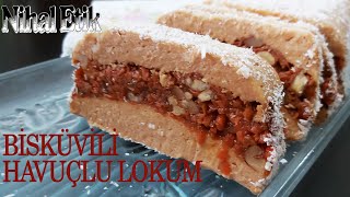 Bi̇sküvi̇li̇ Havuçlu Lokum
