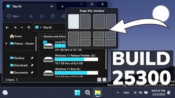 New Windows 11 Build 25300 – New Snap Layouts, Settings Changes, Taskbar and Fixes (Dev)