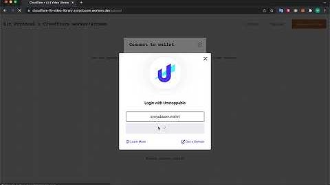 Integrating “Login With Unstoppable” As A Dapp Login Option