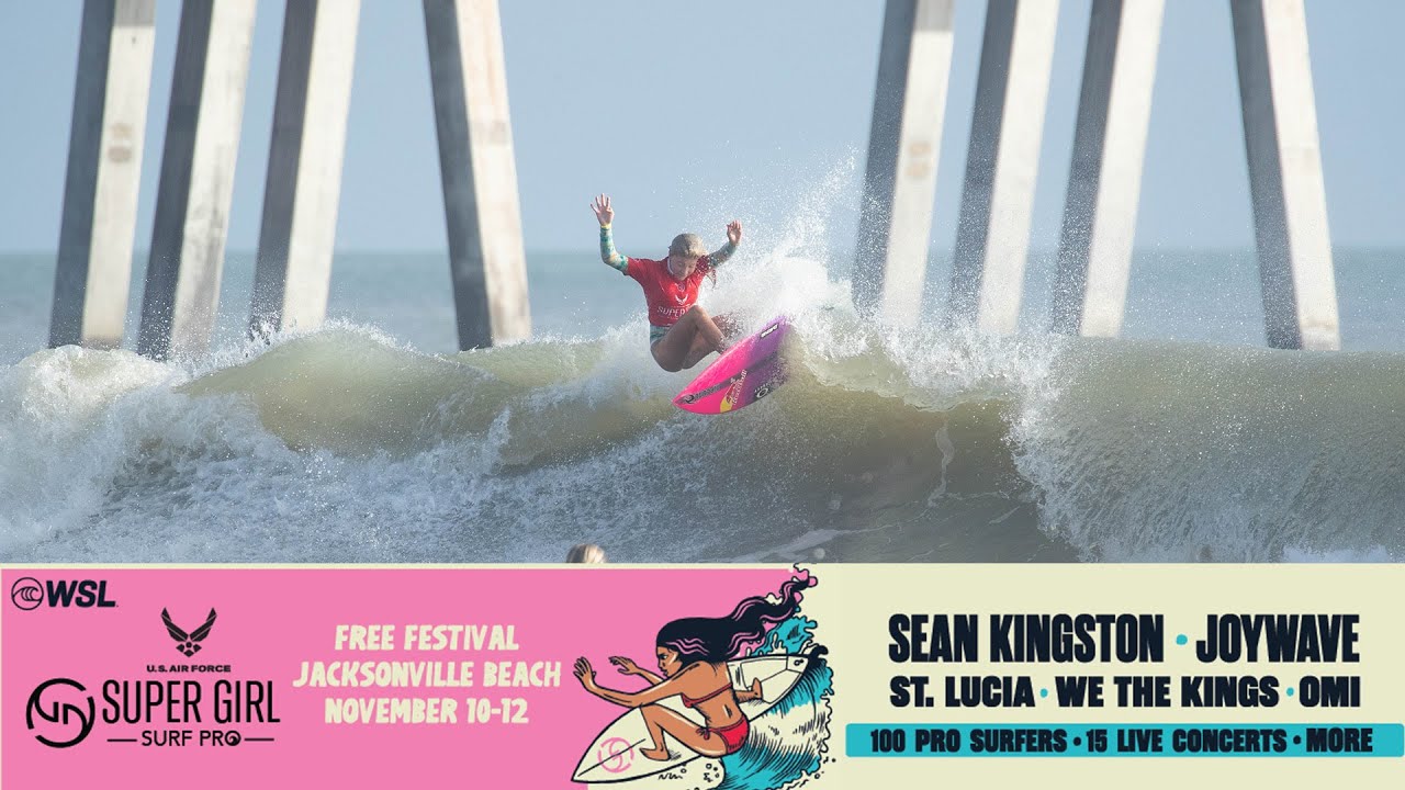 Super Girl Surf Pro: Jacksonville Beach waves show up for surf contest