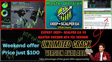 Expert Deep |  Scalper EA V5 Master Version MT4 fix version