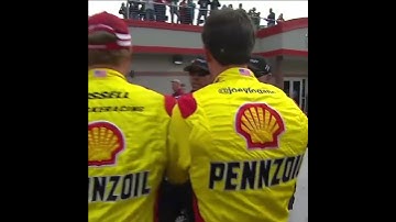 Denny Hamlin and Joey Logano FIGHT at Bristol! | #shorts | NASCAR