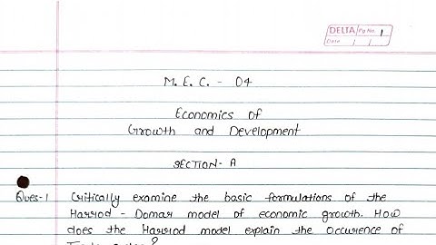 MEC 04 solved assignment 2022-2023 | MEC 04 solved handwritten assignment in English 2022-23 | IGNOU