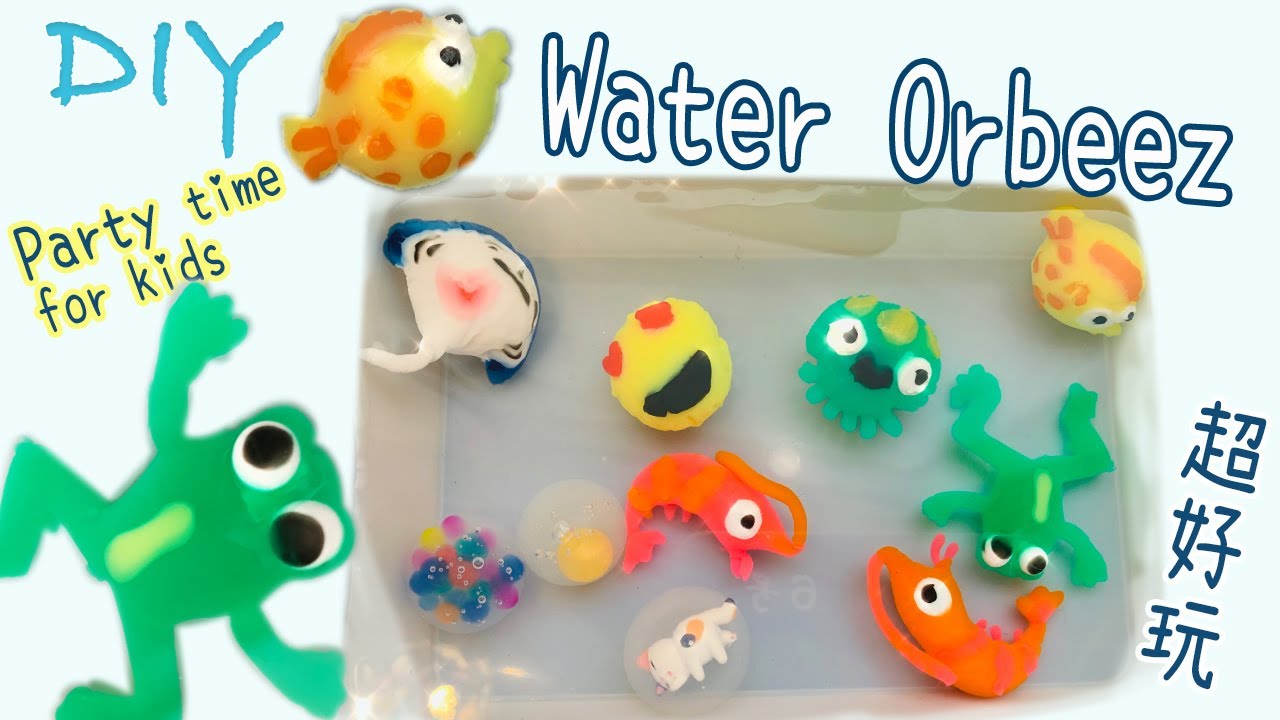 Water Elf 自製水寶寶 最新親子活動 Diy 玩具 科學實驗 水精靈 無硼砂 安全小實驗 全程教程 Party Fun Activity Party Youtube
