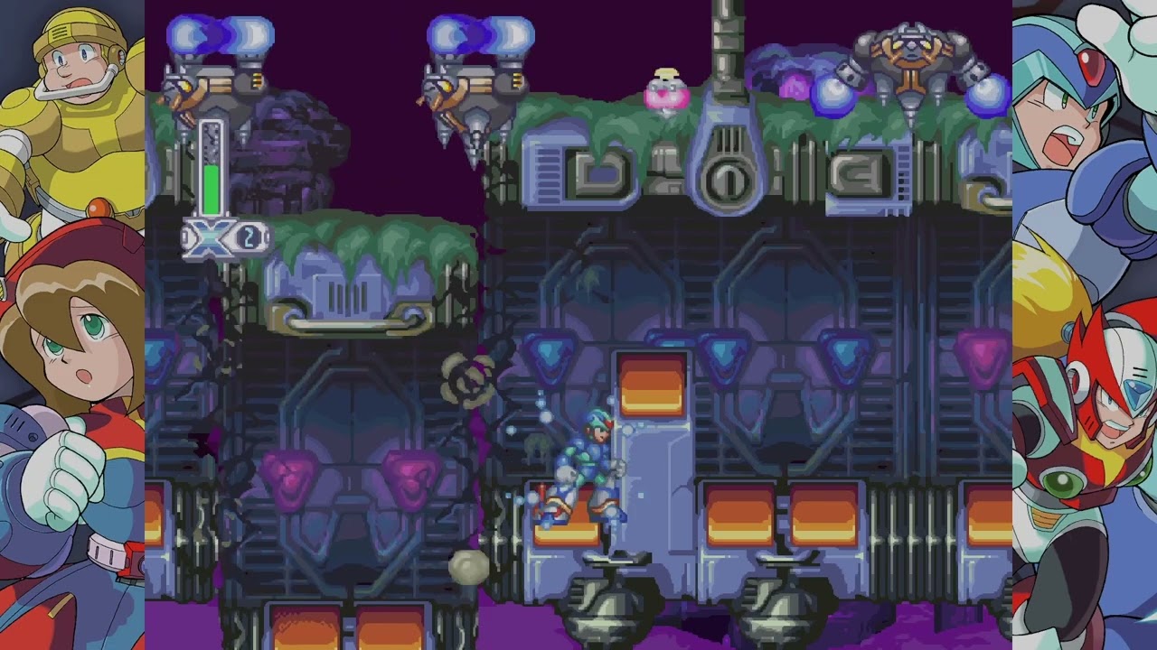 Rockman X4 (PC) (JPN)  - X -  Part 4 - Bio Laboratory - Split Mushroom