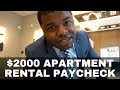 $2000 Apartment Rental Paycheck | Real Estate Agent Daily Life | vlog #12 |