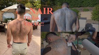 HAIRY BACK NAIR! | TikTok VIRAL!