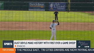 Tri-City Dust Devils Make History with First-Ever Six-Game Series Sweep