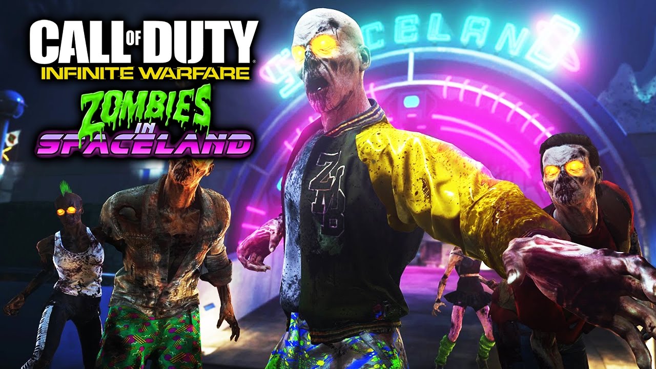 Call Of Duty Infinite Warfare Zombies In Spaceland Playstation 4 Gameplay