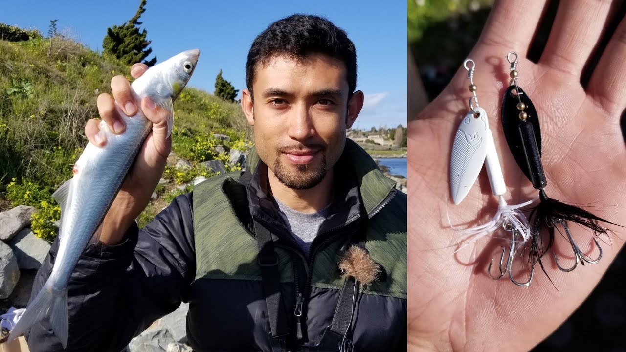 Catching Smelt on Rooster Tails - YouTube