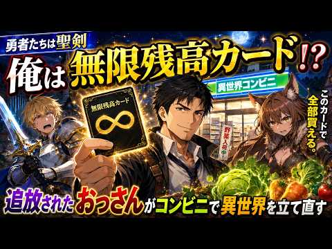 勇者たちは聖剣、俺は無限残高カード！？ 追放されたおっさんがコンビニで異世界を少しずつ立て