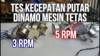 Difference between 3RPM and 5RPM Incubator Dynamos – Incubator Dynamo Speed ​​Test - Egg Rack Drive