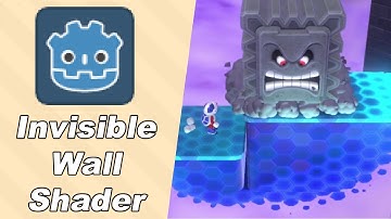 How to make an invisible wall shader in Godot Engine - Tutorial