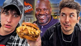 Eating At SHAQ'S Restaurant w/ Colby Brock (This is what we got...)