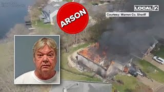 Ohio man sentenced for burning down home, dousing girlfriend with gas