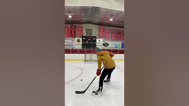 Crazy hockey Trickshot 🏒😨 #hockey