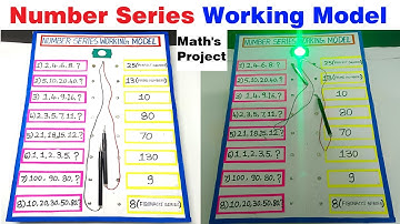 number series working model for math