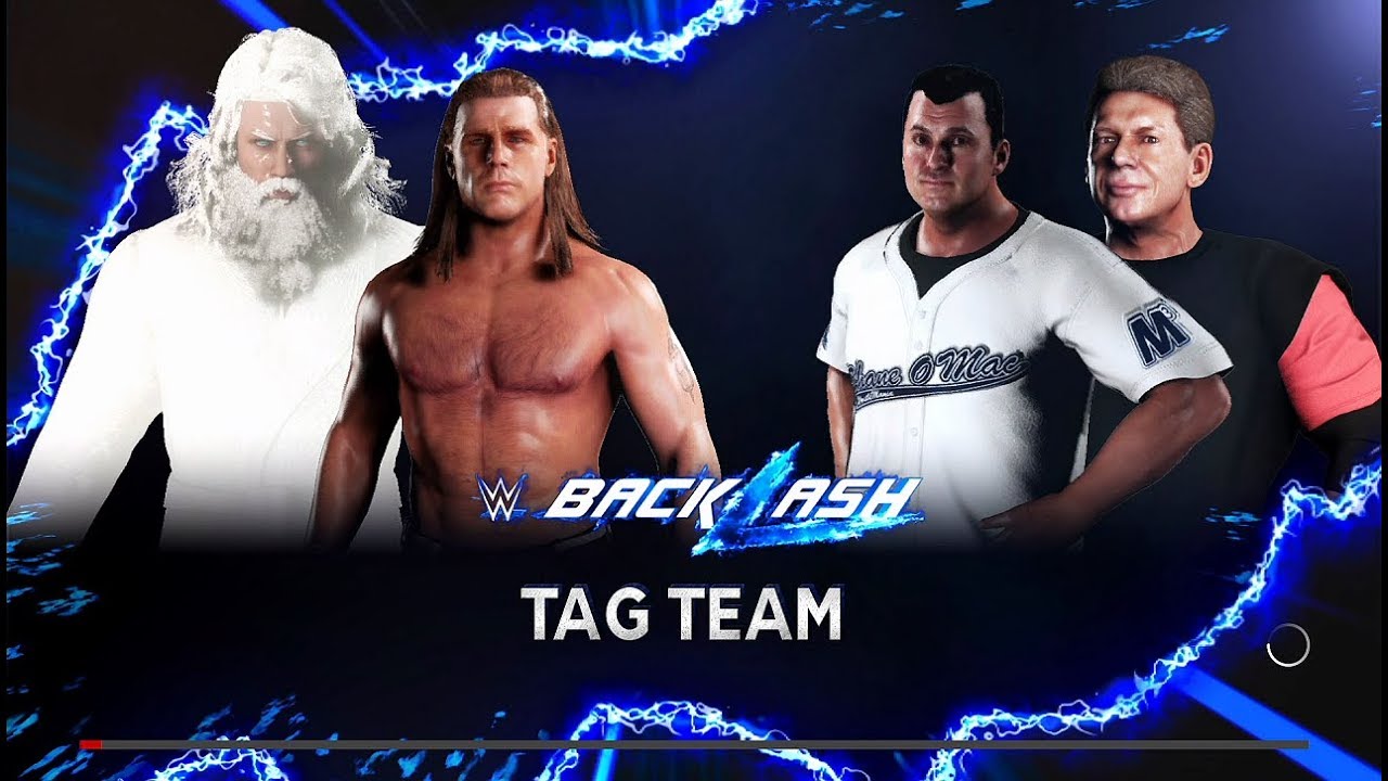 WWE 2K18 (PS4) Vince Mcmahon and Shane Mcmahon vs Shawn Michaels and
