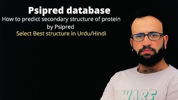 Psipred, How to predict secondary structure of protein