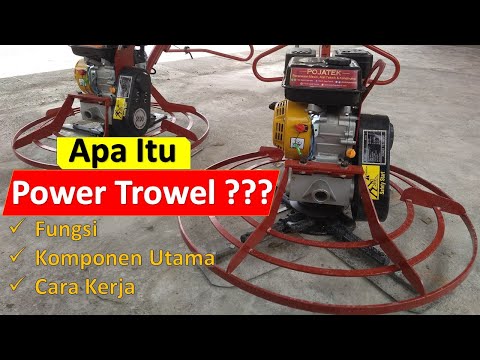 Video: Apa itu beton power trowelled?