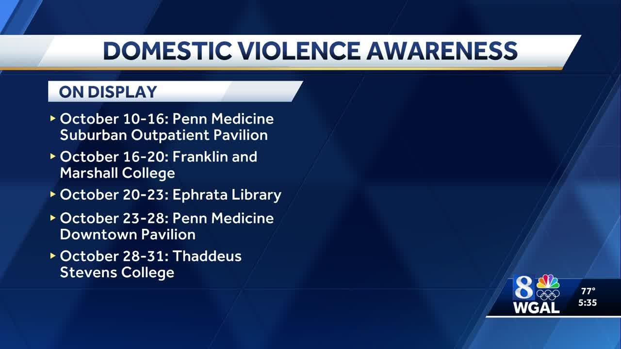Lancaster County hosts traveling display to honor domestic violence ...