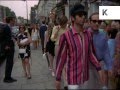 Late 1960s kings road london 60s fashion street style 35mm archive footage