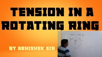 Tension in a Rotating Ring