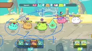 Axie Infinity 教学！Aqua & Beast & Plant. 有速度，有足够Energy，和Shield。教你如何计算对方的Energy。