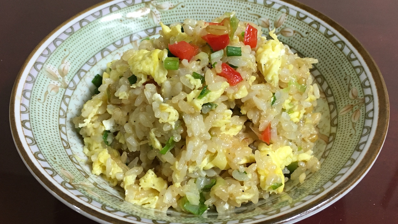 9461 fried rice with scrambled eggs 계란볶음밥 YouTube
