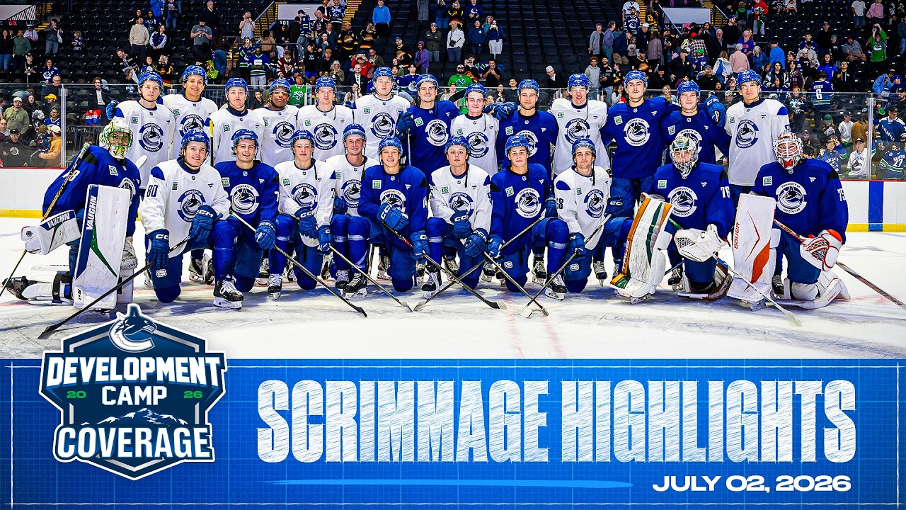 Vancouver Canucks Development Camp 3 on 3 Scrimmage Highlights (Jul 2 2026)
