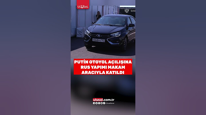Putin Rus yapımı makam aracı ile otoyol açılışına katıldı #shorts #putin #rusya #keşfet