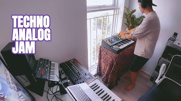 techno jam with moog grandmother