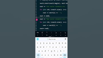 Ways to copy a vector in C++Method 6: By using insert function #programming #subscribe #shorts